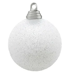 Bolas De Navidad>DecoWoerner Bolas De Navidad De Purpurina En Plástico Marrón Chocolate, 6 Cm Ø - 6 Piezas blanco
