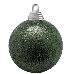 Bolas De Navidad>DecoWoerner Bolas De Navidad De Purpurina En Plástico Salvia, 6 Cm Ø - 6 Piezas verde