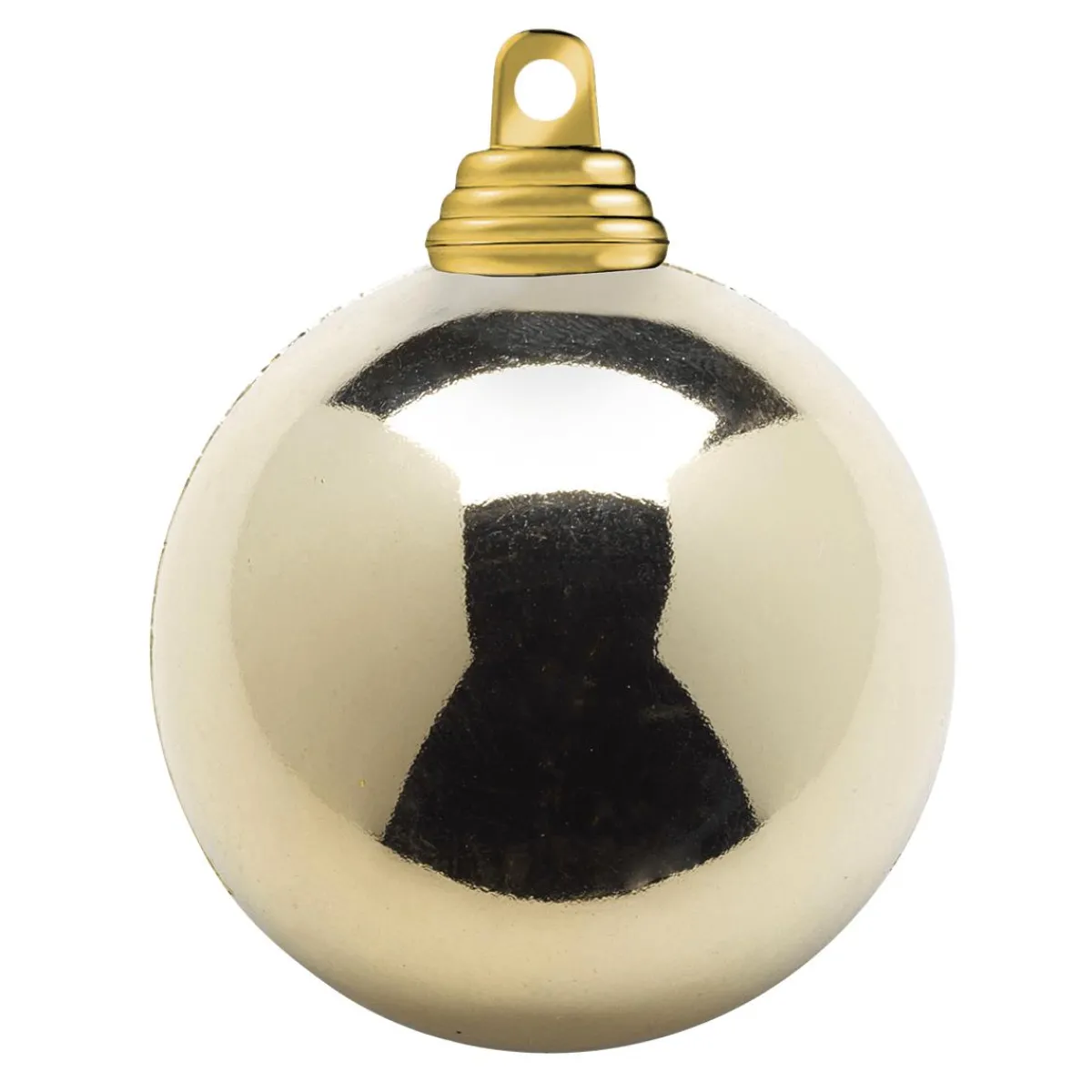 Bolas De Navidad>DecoWoerner Bolas De Navidad Doradas Brillantes De Plástico Ignífugo De 6 Cm De Diámetro - 24 Unidades. oro