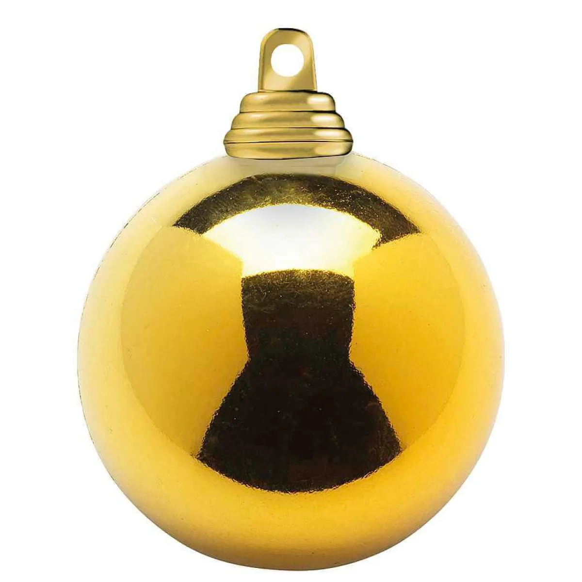 Bolas De Navidad>DecoWoerner Bolas De Navidad Doradas, Brillantes, De Plástico Ignífugo, 6 Cm Ø - 24 Unidades. oro