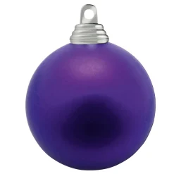 Bolas De Navidad>DecoWoerner Bolas De Navidad Púrpura, Mate, De Plástico Ignífugo, 6 Cm Ø - 24 Piezas violeta