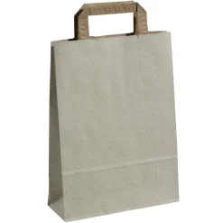 Bolsas De Regalo Y Bolsas Portátiles|Go Green - Envoltorio Para Regalo Ecológico>DecoWoerner Bolsa De Mano Ecológica De Papel De Hierba De 22 X 30 Cm marrón