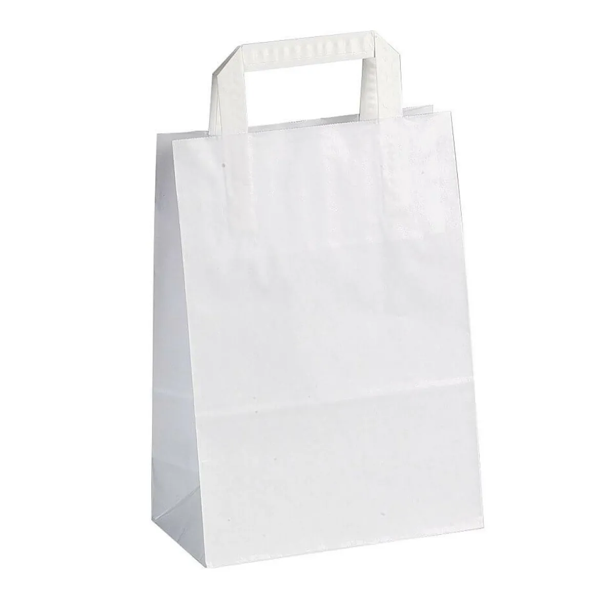 Bolsas De Regalo Y Bolsas Portátiles>DecoWoerner Bolsa De Papel, Blanca, Tamaño 1: 20 X 28 + 10 Cm blanco