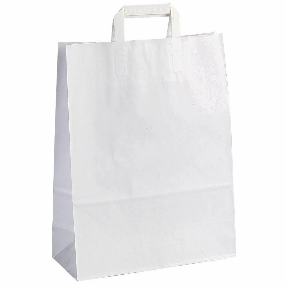 Bolsas De Regalo Y Bolsas Portátiles>DecoWoerner Bolsa De Papel, Blanca, Tamaño 2: 36 X 22 + 10 Cm blanco
