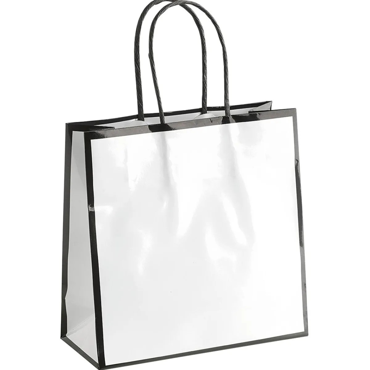 Bolsas De Regalo Y Bolsas Portátiles>DecoWoerner Bolsa De Papel "Coco" 18 X 18 Cm 25 Piezas, 155gr/m² blanco