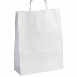 Bolsas De Regalo Y Bolsas Portátiles>DecoWoerner Bolsa De Papel, Color , Tamaño 3: 47 X 45 + 17 Cm blanco