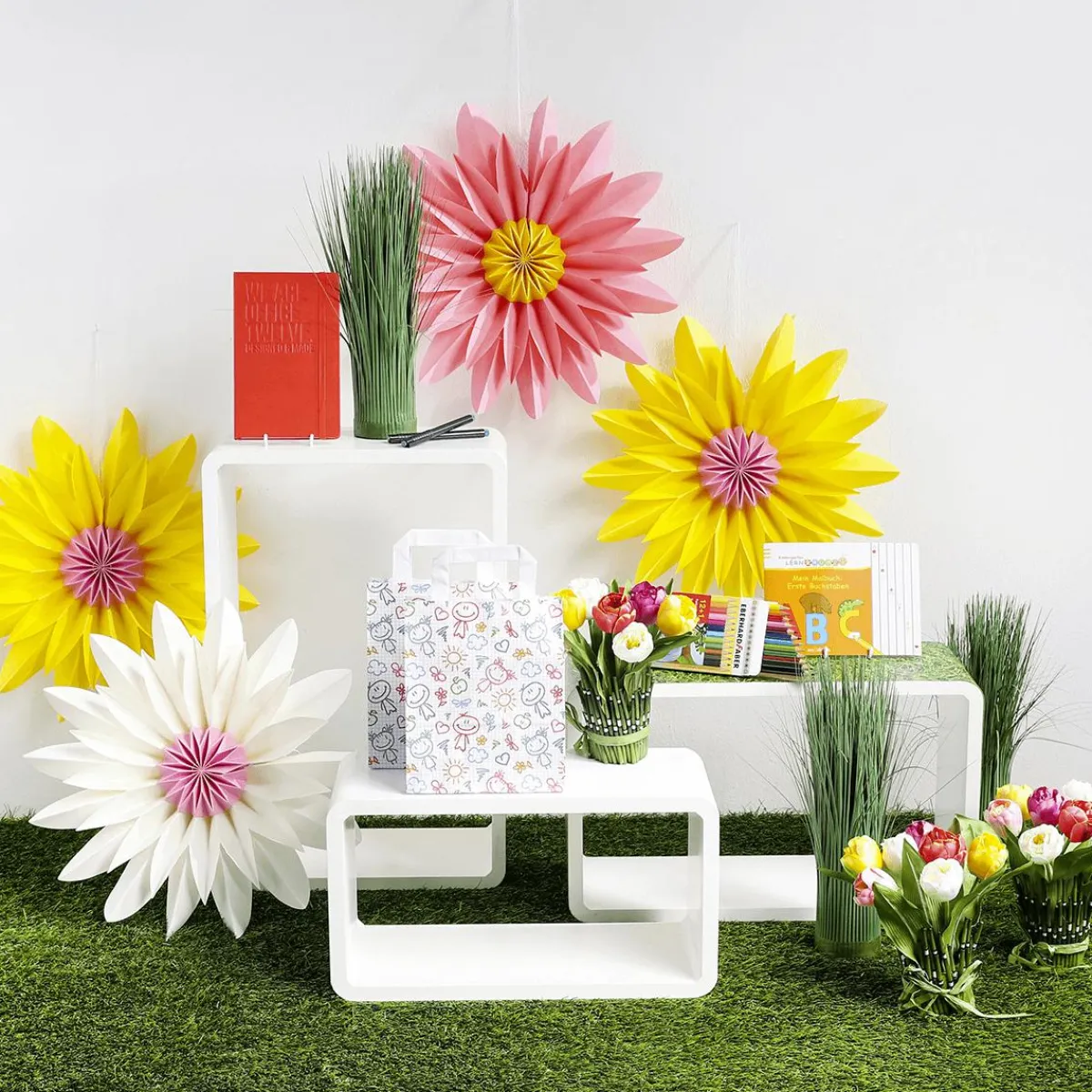 Bolsas De Regalo Y Bolsas Portátiles|Decoración Temática>DecoWoerner Bolsa De Papel "Feliz", 18 X 22 X 8 Cm multicolor