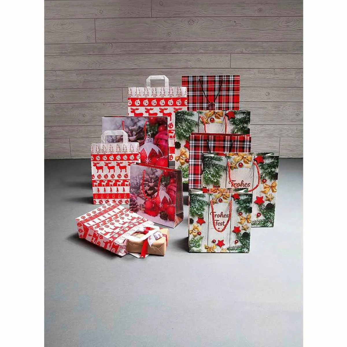 Bolsas De Regalo Y Bolsas Portátiles>DecoWoerner Bolsa De Regalo "Fiesta Feliz" 28 X 28 Cm 25 Piezas multicolor