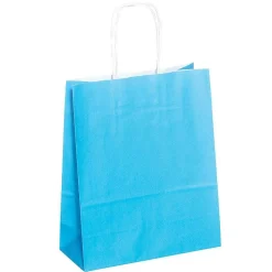 Bolsas De Regalo Y Bolsas Portátiles>DecoWoerner Bolsa "Uni", 24 X 18 Cm, Color Claro azul