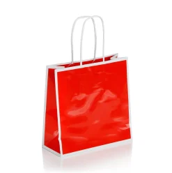Bolsas De Regalo Y Bolsas Portátiles>DecoWoerner Bolsas De Regalo Brillante 25 Piezas 18 X 18 Cm rojo