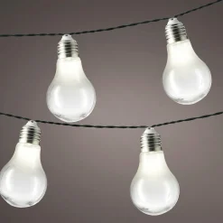Luz Decorativa|Decoración Temática>DecoWoerner Bombillas Solares Cadena De Luces LED 450 Cm transparente