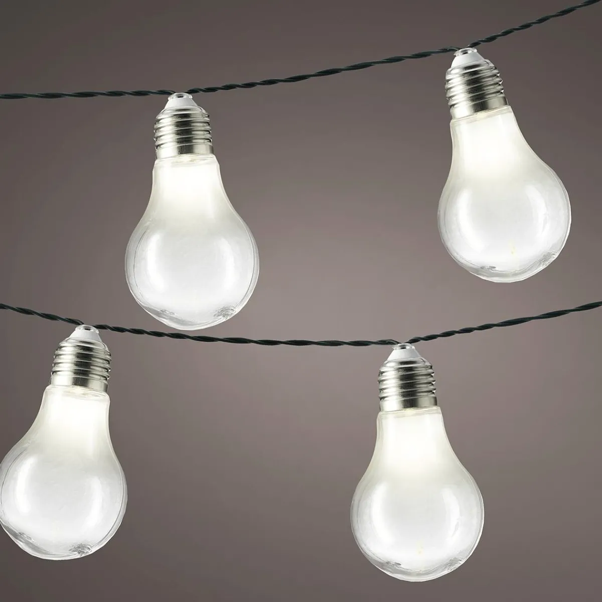 Luz Decorativa|Decoración Temática>DecoWoerner Bombillas Solares Cadena De Luces LED 450 Cm transparente
