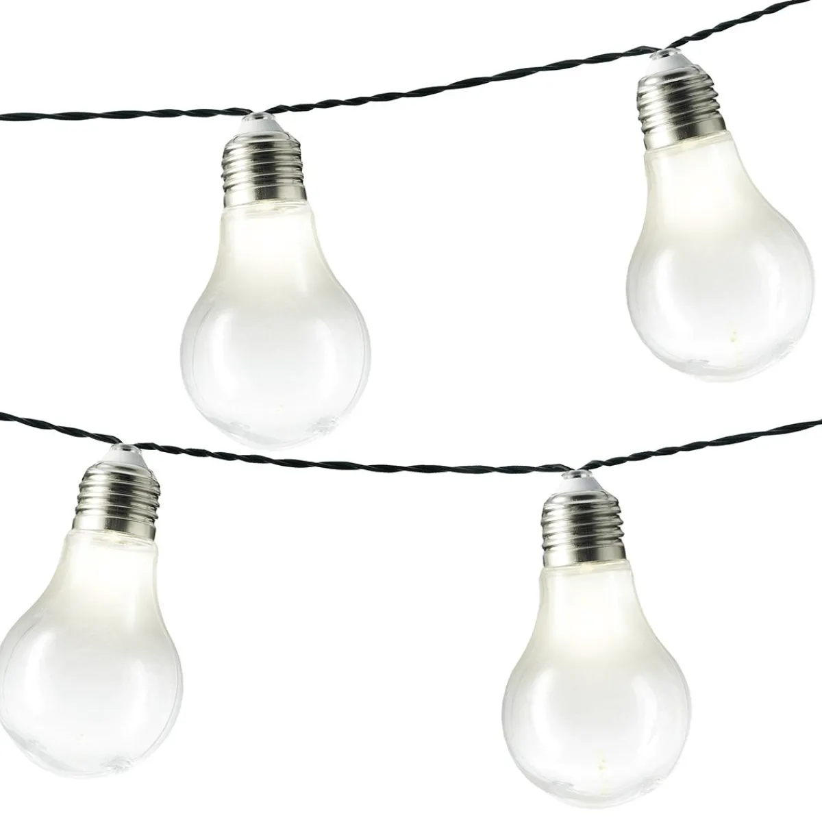 Luz Decorativa|Decoración Temática>DecoWoerner Bombillas Solares Cadena De Luces LED 450 Cm transparente