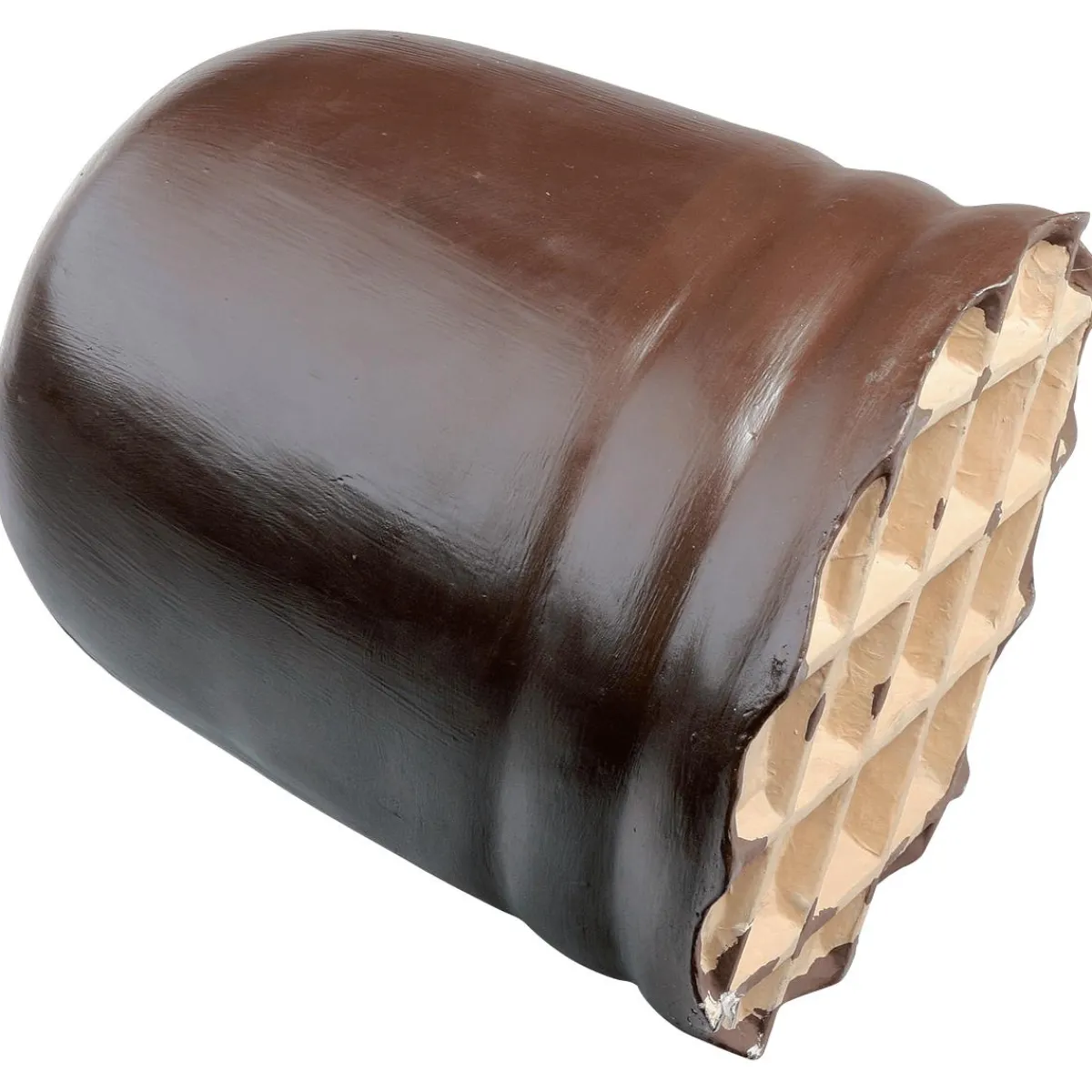 Chupetes Xxl|Chocolate Y Helados>DecoWoerner Bombón Relleno De Merengue XXL Alimento De Imitación 35 Cm marrón