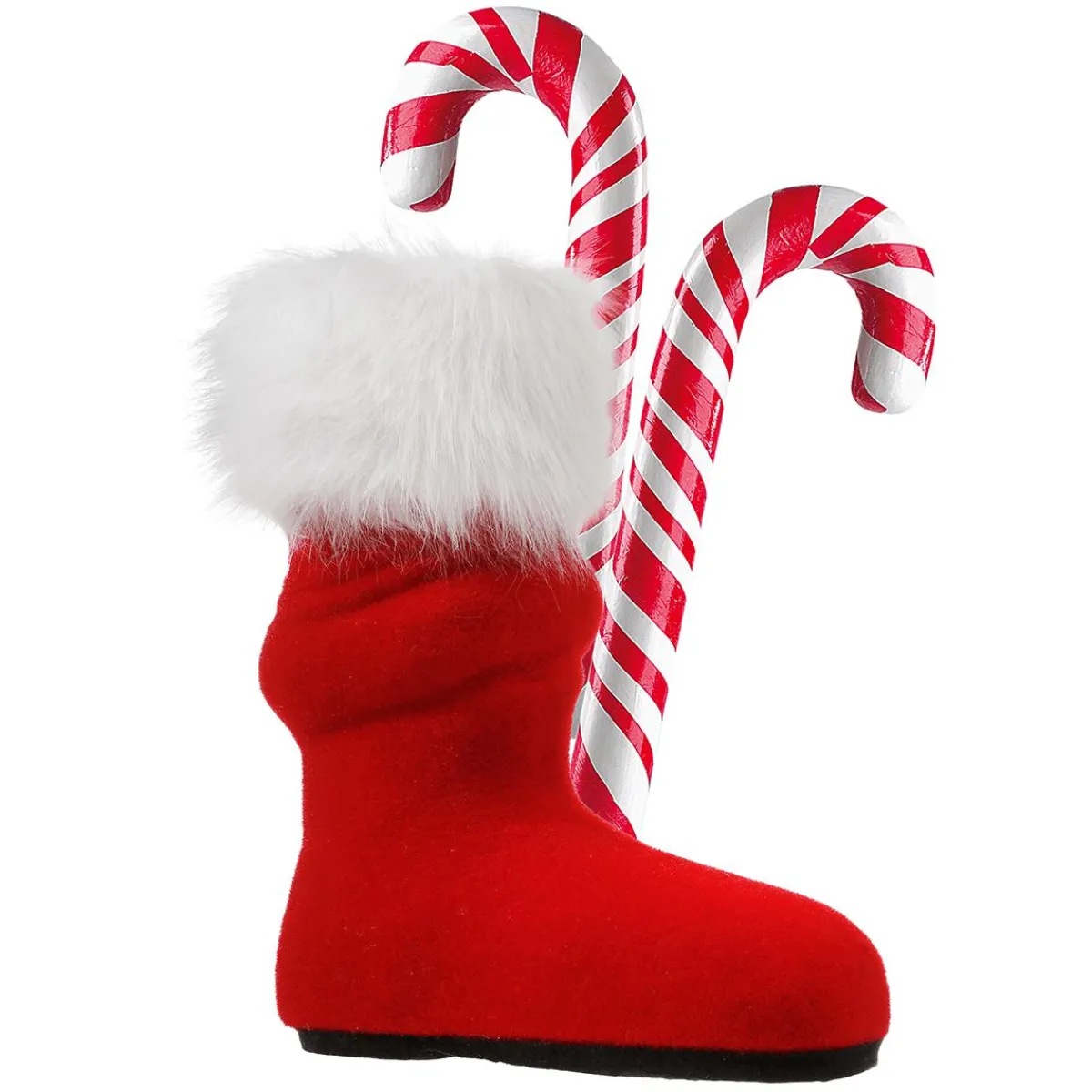 Figuras De Navidad>DecoWoerner Bota De Papá Noel Deco 45 Cm rojo