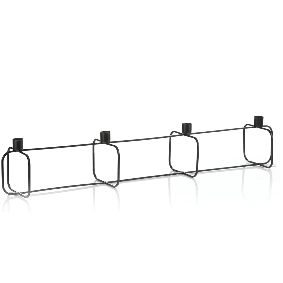 Ayudas Y Herramientas De Decoración|Figuras De Navidad>DecoWoerner Bougeoir Pour 4 Bougies 75 Cm negro