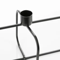 Ayudas Y Herramientas De Decoración|Figuras De Navidad>DecoWoerner Bougeoir Pour 4 Bougies 75 Cm negro