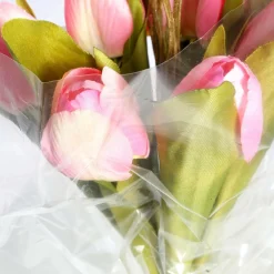 Decoración De Primavera|Ramos Y Coronas De Flores>DecoWoerner Buqué De Tulipanes Artificiales , 30 Cm rosa