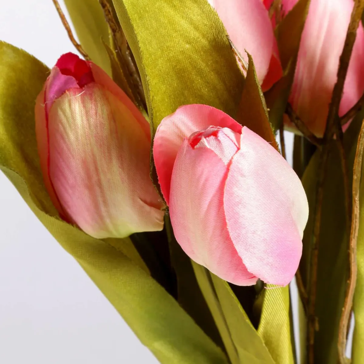 Decoración De Primavera|Ramos Y Coronas De Flores>DecoWoerner Buqué De Tulipanes Artificiales , 30 Cm rosa