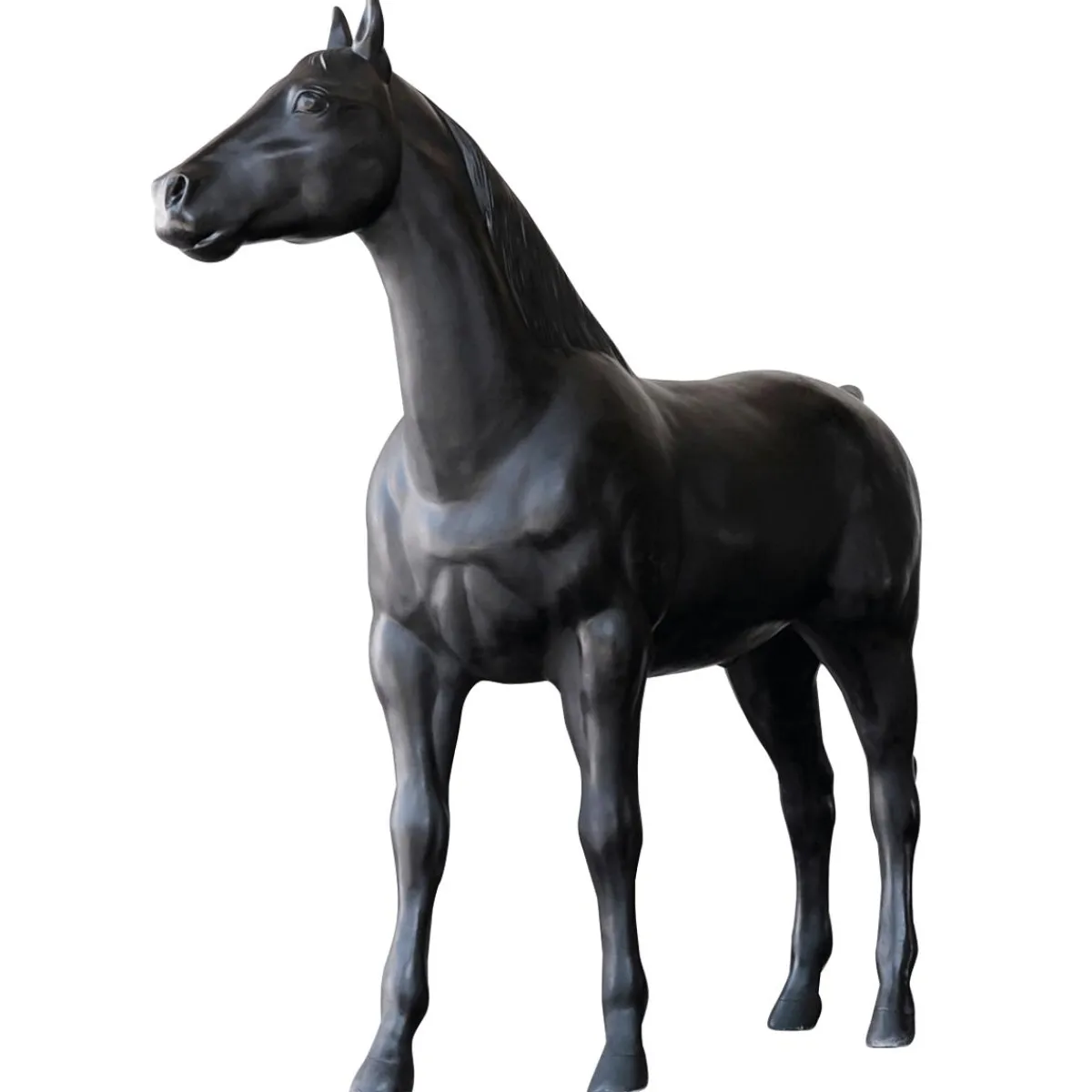 Decoración De Animales>DecoWoerner Caballo Deco 195 Cm De Altura, negro