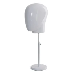 Maniquíes>DecoWoerner Cabeza De Maniquí De Hombre Blanca Con Soporte 29 X 29 X 40 Cm blanco