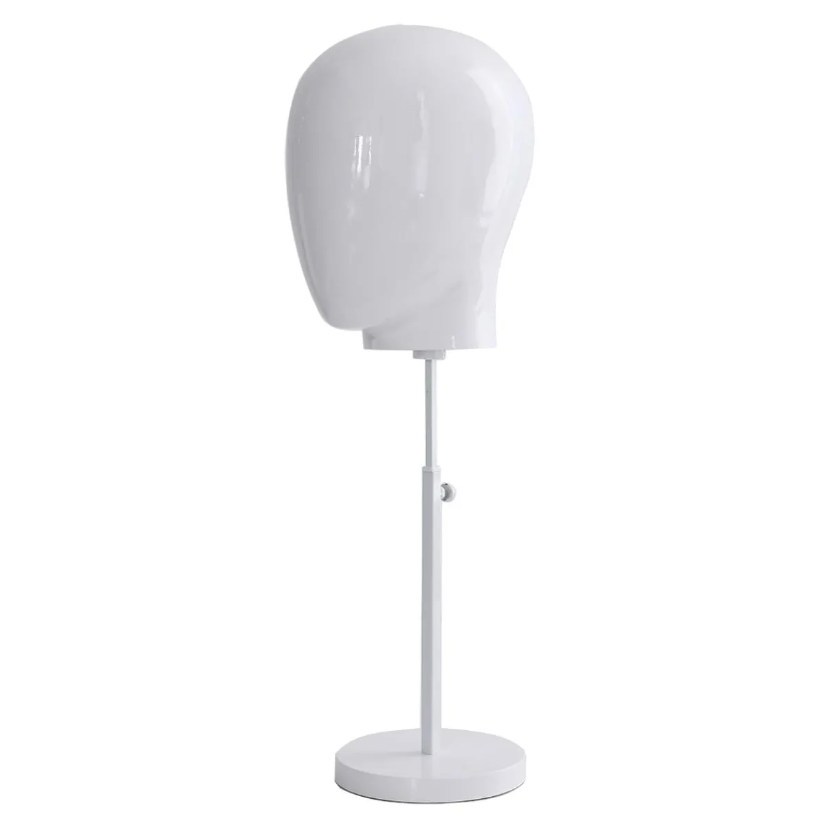 Maniquíes>DecoWoerner Cabeza De Maniquí De Señora Blanca Con Soporte 26 X 26 X 40 Cm blanco