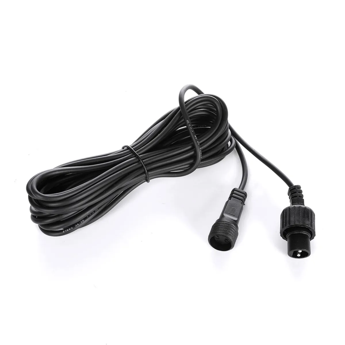 Luces De Navidad>DecoWoerner Cable De Conexión De La Cadena De Luces 500 Cm Negro