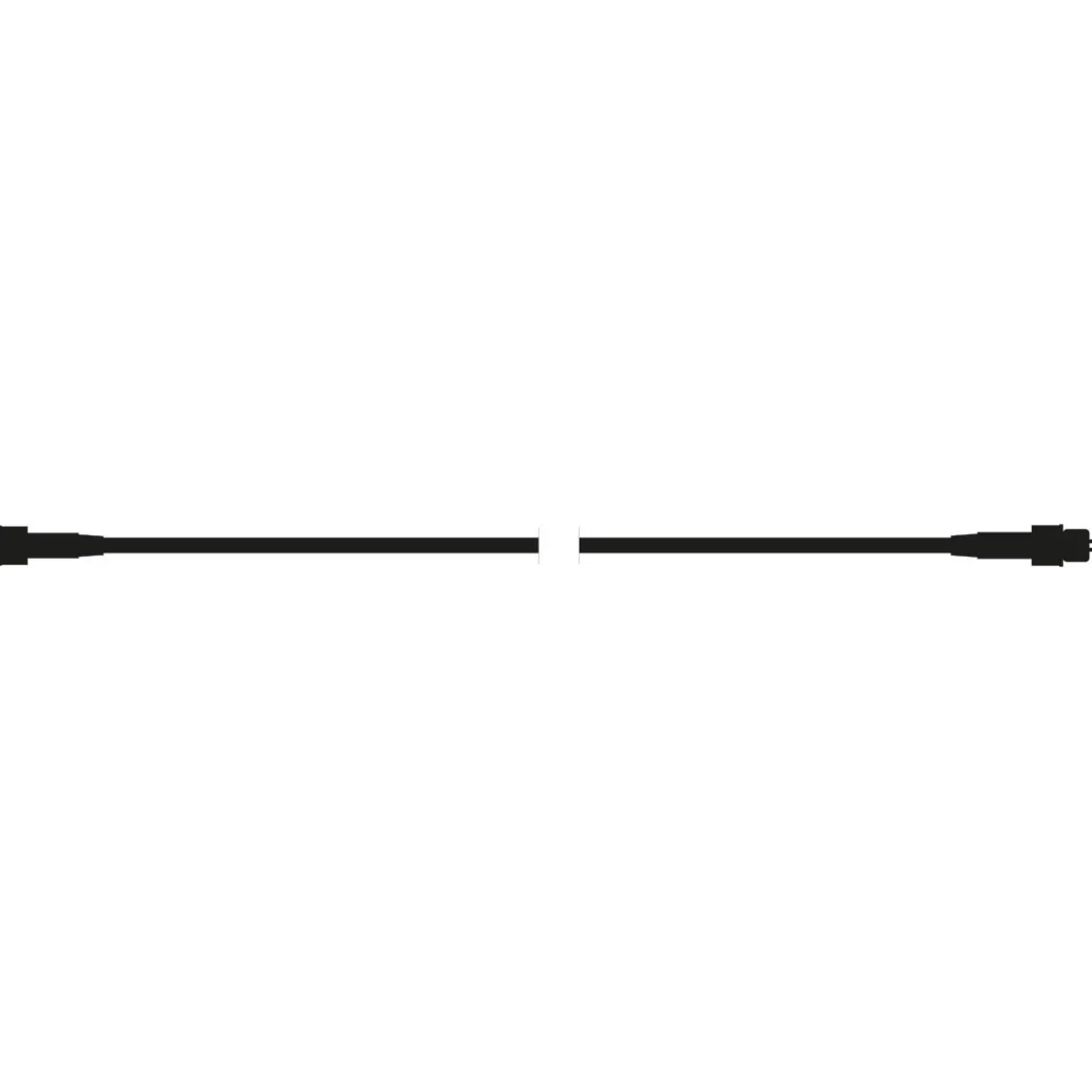 Luces De Navidad>DecoWoerner Cable De Conexión De La Cadena De Luces 500 Cm Negro