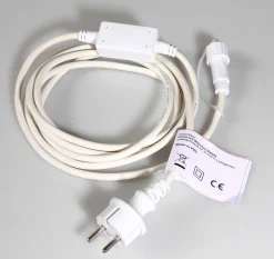 Luces De Navidad>DecoWoerner Cable De Conexión IP44 Para Productos LED Sistema IP67, Blanco