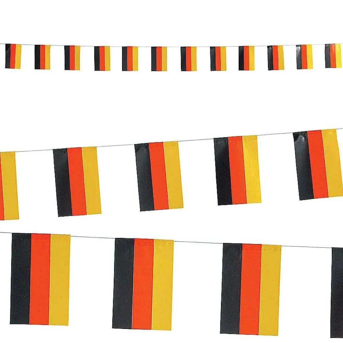 Decoración Temática>DecoWoerner Cadena De Banderas Alemania Papel 5 M multicolor