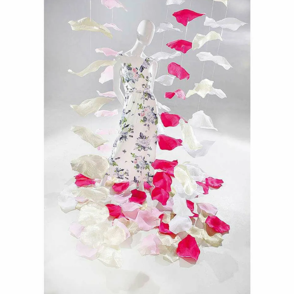Decoración Temática|Guirnaldas Y Vides>DecoWoerner Cadena De Hojas De s Decorativas, 170 Cm, Fucsia, 3 Piezas rosa