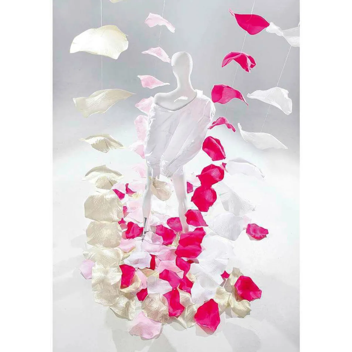 Decoración Temática|Guirnaldas Y Vides>DecoWoerner Cadena De Hojas De s Decorativas, 170 Cm, Fucsia, 3 Piezas rosa