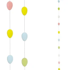 Decoración De Pascua>DecoWoerner Cadena De Huevos De Pascua Deco Pastel 160 Cm multicolor