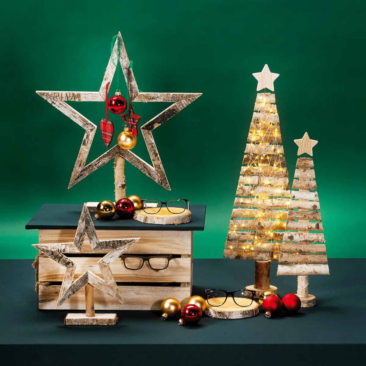 Luces De Navidad>DecoWoerner Cadena De Luces LED Con Alambre Para Exteriores, 50 LED, 5 M plata