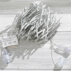 Luces De Navidad>DecoWoerner Cadena De Luces LED Con Tramos Acoplables Para Interiores, 100 LED, 10 M, Sin Cable transparente