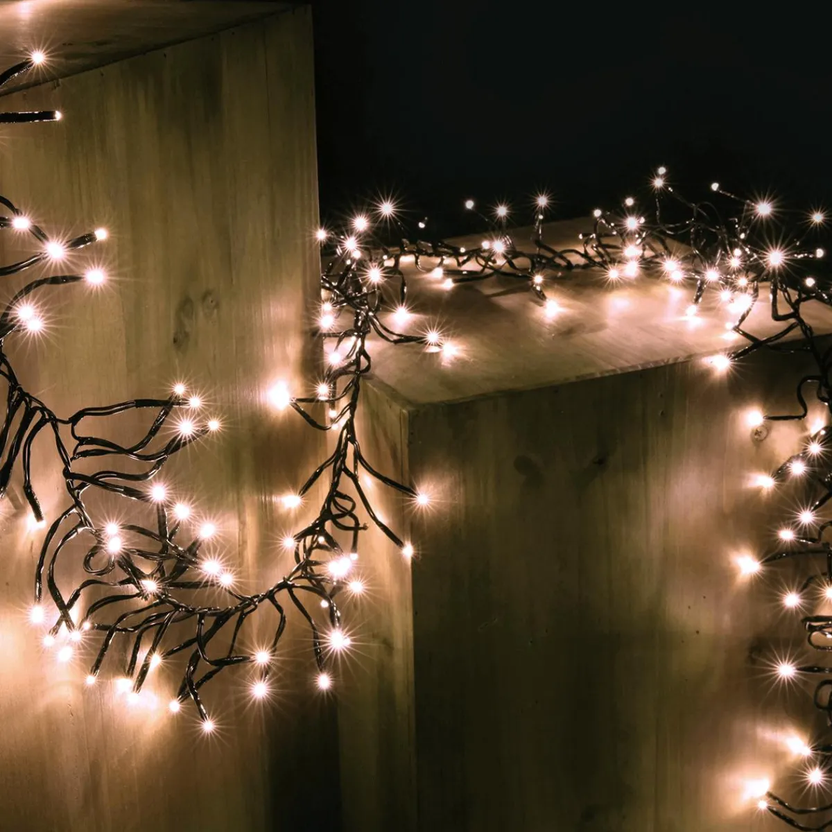 Luces De Navidad>DecoWoerner Cadena De Luces LED Con Temporizador, Para Exteriores, 6 M