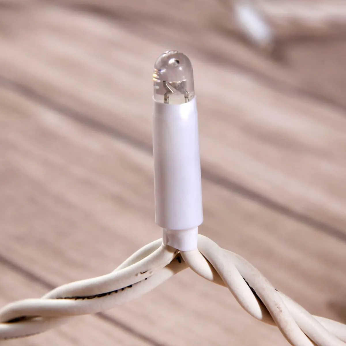 Luces De Navidad>DecoWoerner Cadena De Luces LED De Acoplamiento Para Exteriores IP67, 10 M Sin Cable De Alimentación, blanco