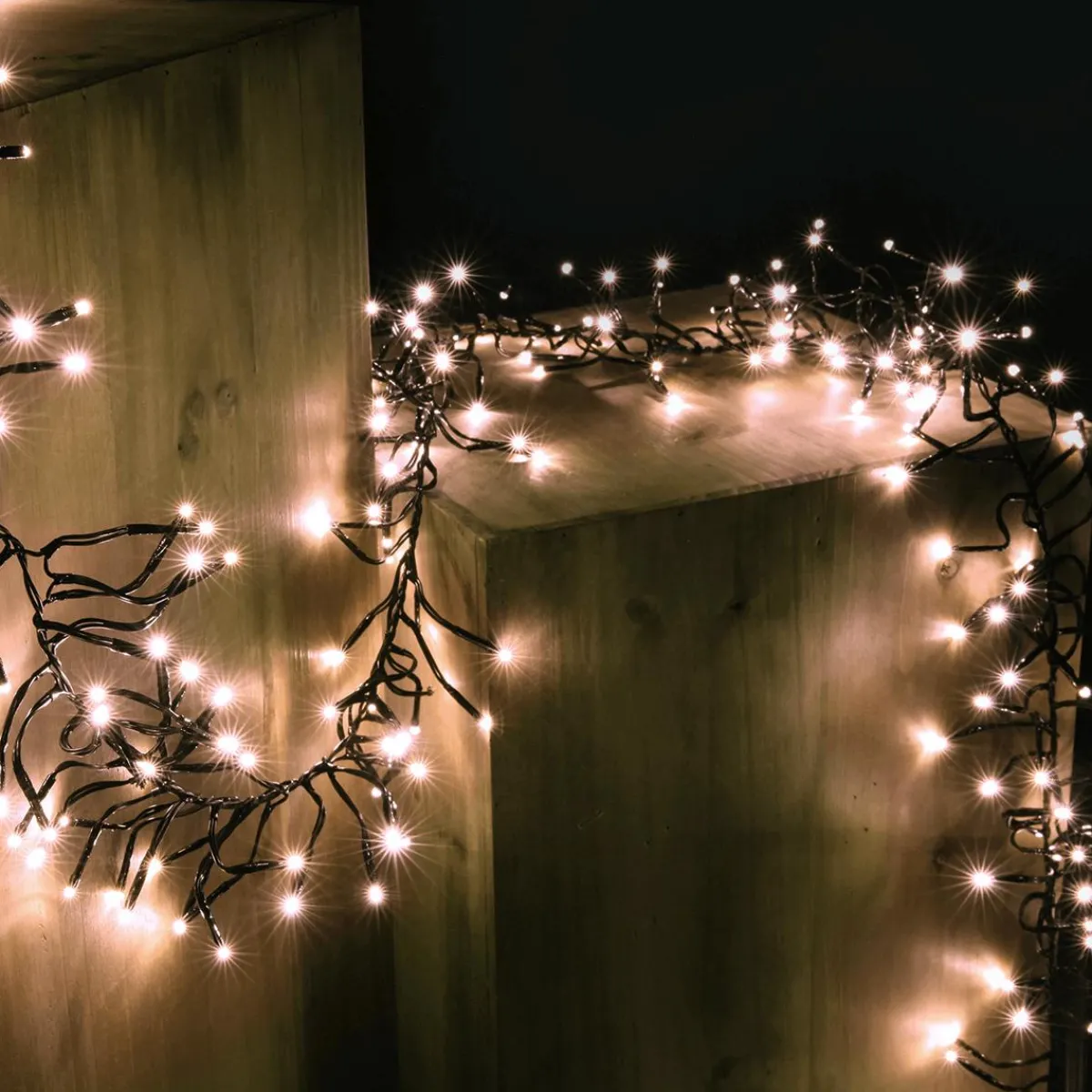 Luces De Navidad>DecoWoerner Cadena De Luces LED Intermitentes Con Temporizador Para Exteriores, 6 M