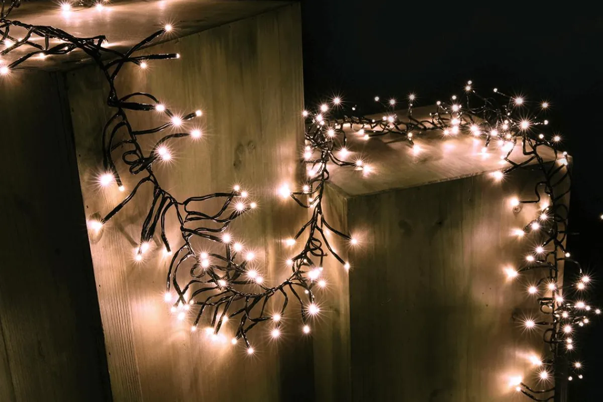 Luces De Navidad>DecoWoerner Cadena De Luces LED Intermitentes Con Temporizador Para Exteriores, 10 M
