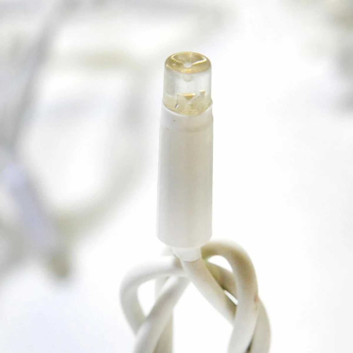 Luces De Navidad>DecoWoerner Cadena De Luces LED Parpadeante Con Tramos Acoplables Para Exteriores, 100 LED Cálido, 10 M blanco