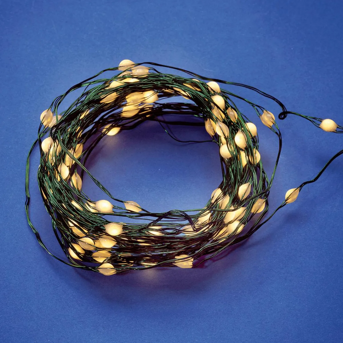 Luces De Navidad>DecoWoerner Cadena De Luces LED XL Con Alambre Para Exteriores, 100 LED, 10 M verde