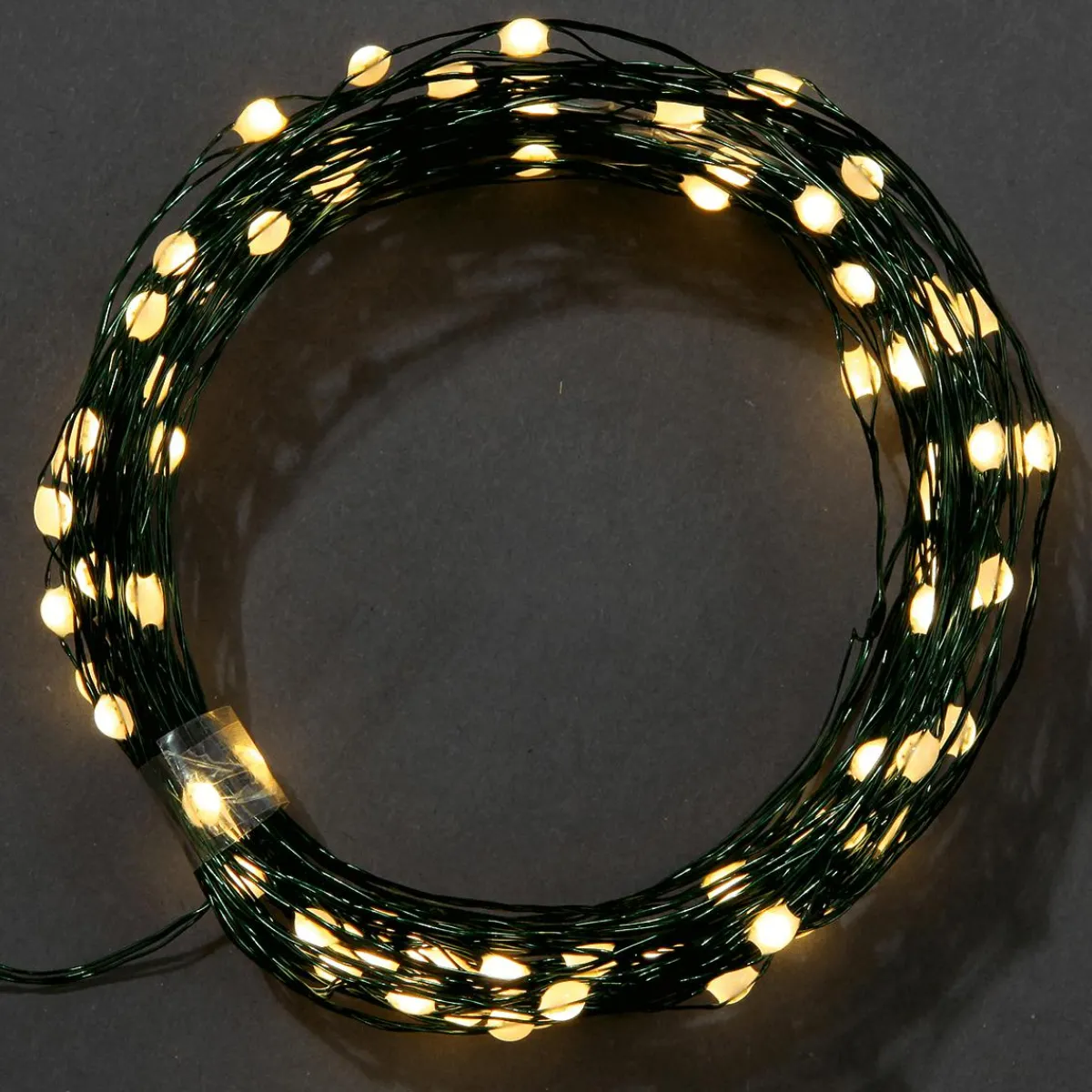 Luces De Navidad>DecoWoerner Cadena De Luces LED XL Con Alambre Para Exteriores, 100 LED, 10 M verde