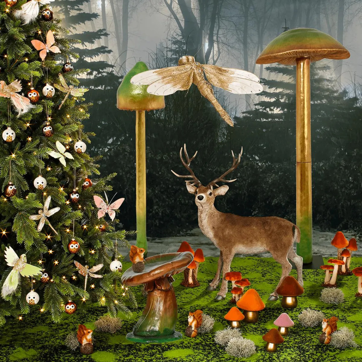 Luces De Navidad>DecoWoerner Cadena De Luces LED XL Con Alambre Para Exteriores, 100 LED, 10 M verde