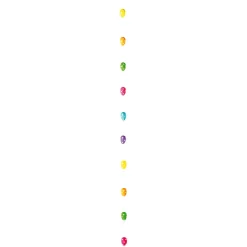 Decoración De Pascua>DecoWoerner Cadena Decorativa Con Huevos De Pascua Con Puntos 160 Cm multicolor