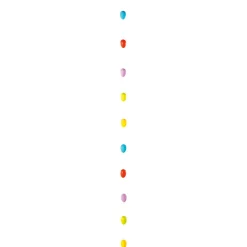 Decoración De Pascua>DecoWoerner Cadena Decorativa Con Huevos De Pascua Coloridos Uni 160 Cm multicolor