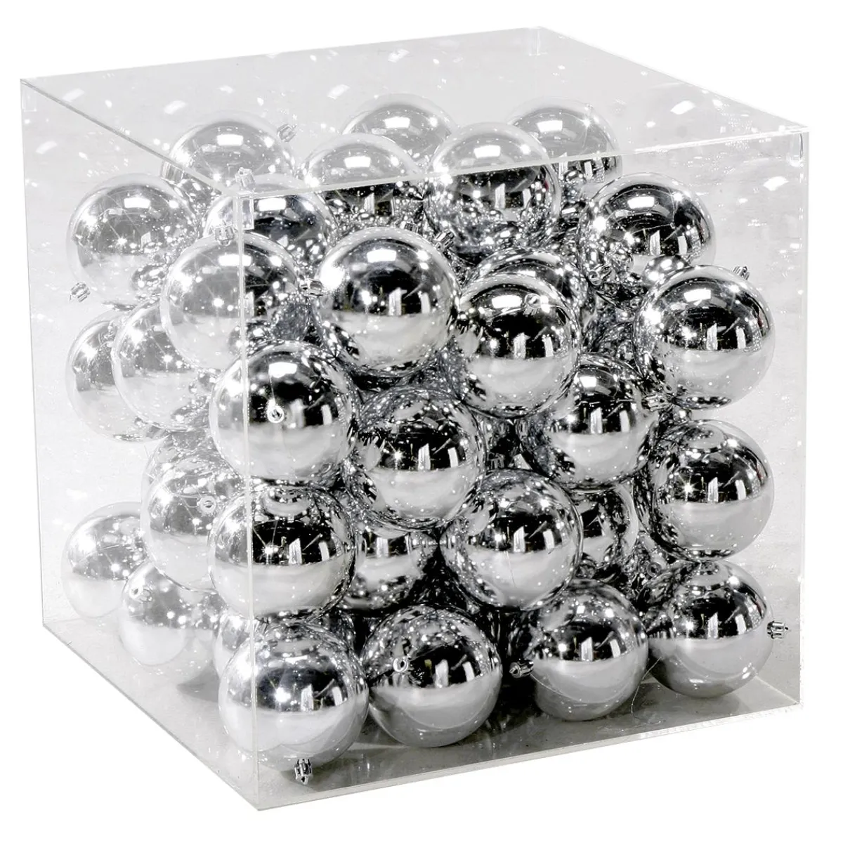 Expositores Para Tiendas>DecoWoerner Caja Cúbica Con Tapa 30 X 30 Cm transparente