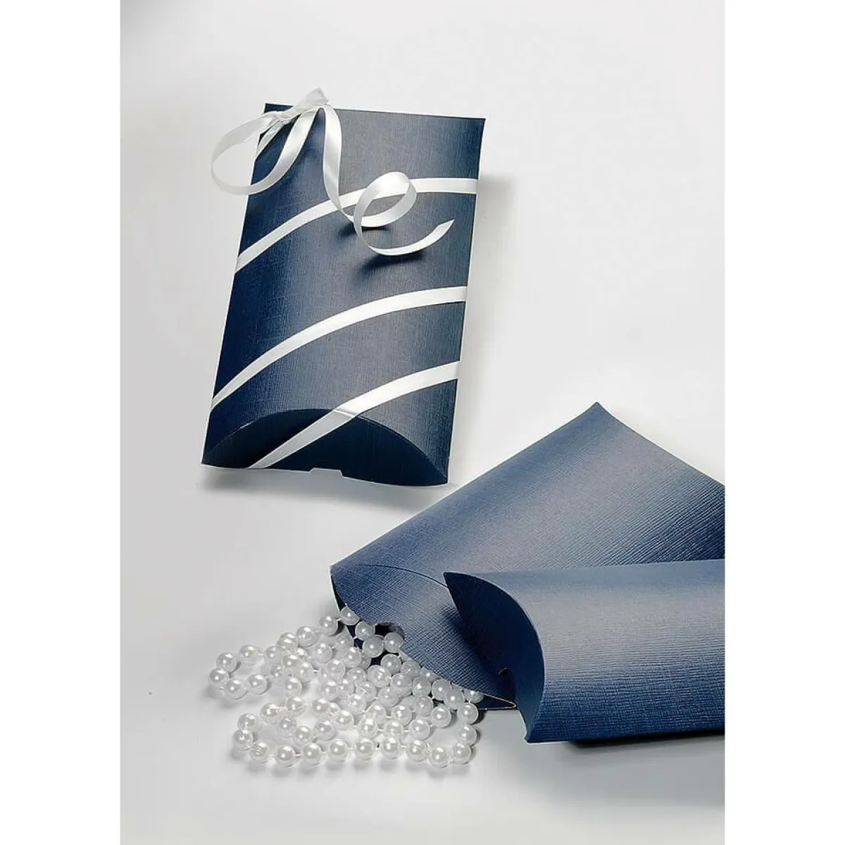Cajas De Regalo>DecoWoerner Caja De Almohadas De 24 Cm De Largo, azul