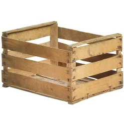 Expositores Para Tiendas|Decoración Natural>DecoWoerner Caja De Frutas Original, Longitud 50 Cm marrón