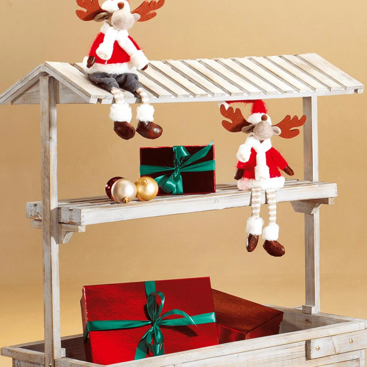 Cajas De Regalo>DecoWoerner Cajas De Cartón De Regalo Metálicas, Rojas, 5 Piezas rojo