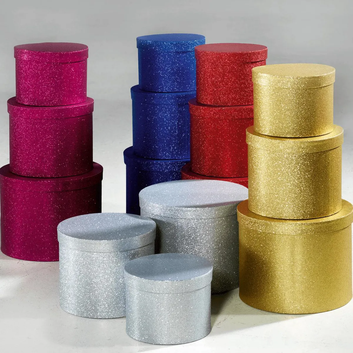 Cajas De Regalo>DecoWoerner Cajas De Cartón De Regalo , 3 Piezas oro
